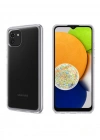 Newface Samsung Galaxy A03 Kılıf Lüx Şeffaf Silikon