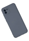 Newface Samsung Galaxy A03 Kılıf Nano içi Kadife Silikon - Gri