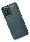 Newface Samsung Galaxy A03S Kılıf Dora Kapak - Haki Yeşil