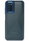 Newface Samsung Galaxy A03S Kılıf Dora Kapak - Mavi