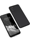 Newface Samsung Galaxy A03S Kılıf First Silikon - Siyah