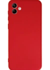 Newface Samsung Galaxy A04 Kılıf First Silikon - Kırmızı