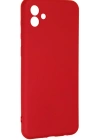 Newface Samsung Galaxy A04 Kılıf First Silikon - Kırmızı