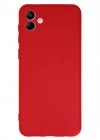Newface Samsung Galaxy A04 Kılıf First Silikon - Kırmızı