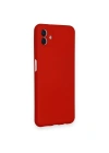 Newface Samsung Galaxy A04 Kılıf Nano içi Kadife Silikon - Kırmızı