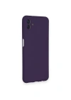 Newface Samsung Galaxy A04 Kılıf Nano içi Kadife Silikon - Mor