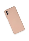 Newface Samsung Galaxy A04 Kılıf Nano içi Kadife Silikon - Pudra