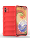 Newface Samsung Galaxy A04 Kılıf Optimum Silikon - Kırmızı