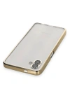Newface Samsung Galaxy A04 Kılıf Razer Lensli Silikon - Gold