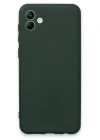 Newface Samsung Galaxy A04E Kılıf First Silikon - Koyu Yeşil