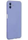 Newface Samsung Galaxy A04E Kılıf Nano içi Kadife Silikon - Lila
