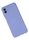 Newface Samsung Galaxy A04E Kılıf Nano içi Kadife Silikon - Lila