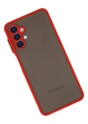 Newface Samsung Galaxy A04S Kılıf Montreal Silikon Kapak - Kırmızı