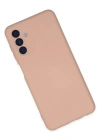 Newface Samsung Galaxy A04S Kılıf Nano içi Kadife Silikon - Pudra