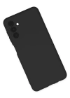 Newface Samsung Galaxy A04S Kılıf Nano içi Kadife Silikon - Siyah
