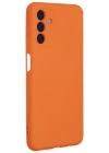 Newface Samsung Galaxy A04S Kılıf Nano içi Kadife Silikon - Turuncu