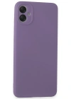 Newface Samsung Galaxy A05 Kılıf First Silikon - Lila