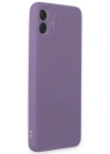 Newface Samsung Galaxy A05 Kılıf First Silikon - Lila