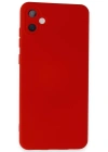 Newface Samsung Galaxy A05 Kılıf Nano içi Kadife Silikon - Kırmızı