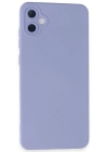Newface Samsung Galaxy A05 Kılıf Nano içi Kadife Silikon - Lila