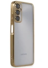 Newface Samsung Galaxy A05S Kılıf Razer Lensli Silikon - Gold