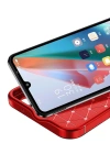 Newface Samsung Galaxy A06 Kılıf Auto Focus Karbon Kapak - Kırmızı