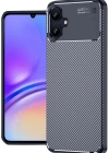 Newface Samsung Galaxy A06 Kılıf Auto Focus Karbon Kapak - Lacivert