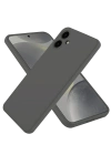 Newface Samsung Galaxy A06 Kılıf First Silikon - Gri