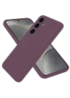 Newface Samsung Galaxy A06 Kılıf First Silikon - Mürdüm