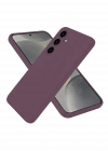 Newface Samsung Galaxy A06 Kılıf First Silikon - Mürdüm