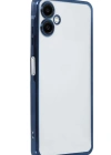 Newface Samsung Galaxy A06 Kılıf Razer Lensli Silikon - Lacivert
