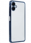 Newface Samsung Galaxy A06 Kılıf Razer Lensli Silikon - Lacivert