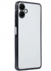 Newface Samsung Galaxy A06 Kılıf Razer Lensli Silikon - Siyah
