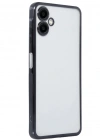 Newface Samsung Galaxy A06 Kılıf Razer Lensli Silikon - Siyah