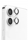 Newface Samsung Galaxy A06 Raze Metal Kamera Lens - Gümüş