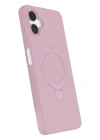Newface Samsung Galaxy A06 Regal Magsafe Standlı Kapak - Açık Pembe