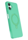 Newface Samsung Galaxy A06 Regal Magsafe Standlı Kapak - Yeşil