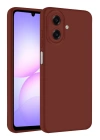 Newface Samsung Galaxy A07 4G First Silikon - Bordo