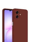 Newface Samsung Galaxy A07 4G First Silikon - Bordo