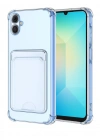 Newface Samsung Galaxy A07 4G Kart Şeffaf Silikon - Şeffaf