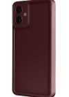 Newface Samsung Galaxy A07 4G Viera Silikon - Bordo