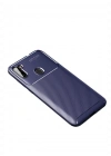 Newface Samsung Galaxy A11 Kılıf Auto Focus Karbon Kapak - Lacivert