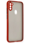 Newface Samsung Galaxy A11 Kılıf Montreal Silikon Kapak - Kırmızı