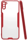 Newface Samsung Galaxy A11 Kılıf Platin Silikon - Kırmızı