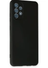 Newface Samsung Galaxy A13 4G Kılıf Nano içi Kadife Silikon - Siyah