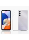 Newface Samsung Galaxy A14 4G Kılıf Lüx Şeffaf Silikon