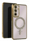 Newface Samsung Galaxy A16 5G Joke Simli Magneticsafe Kılıf - Gold