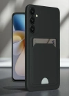 Newface Samsung Galaxy A16 5G Kılıf Kelvin Kartvizitli Silikon - Lila