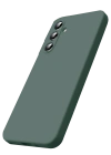 Newface Samsung Galaxy A17 5G Nano içi Kadife Silikon - Koyu Yeşil
