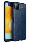 Newface Samsung Galaxy A22 Kılıf Auto Focus Kapak - Lacivert